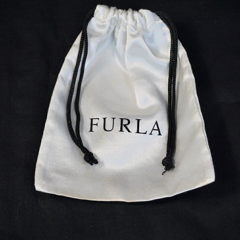 Furla Jewelry Bag Pouch Satin Drawstring 5 x 6 inch